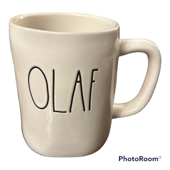 Rae Dunn OLAF White Mug New - Picture 2 of 2